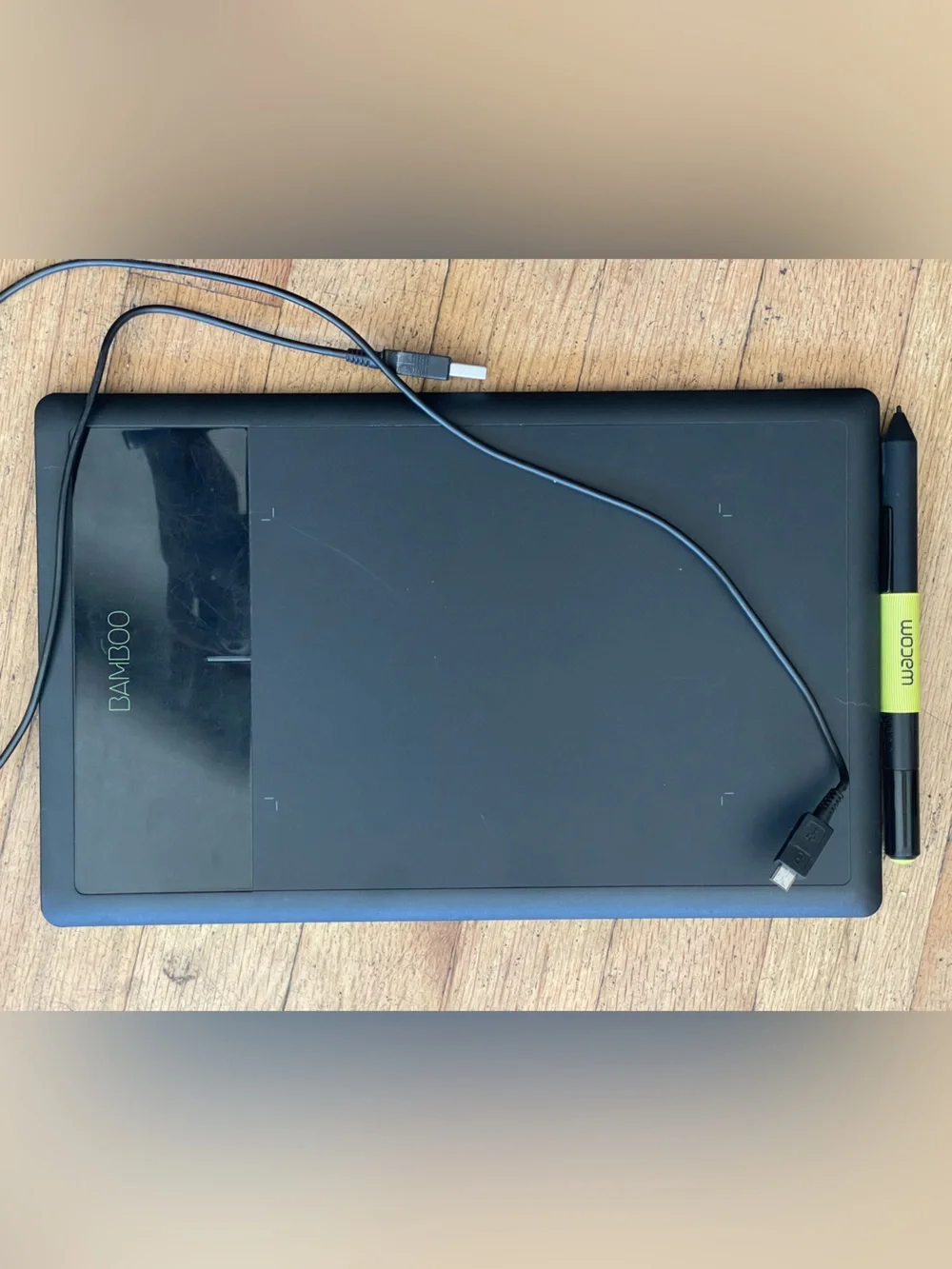 Wacom Bamboo Graphics Tablet with Stylus - Black
